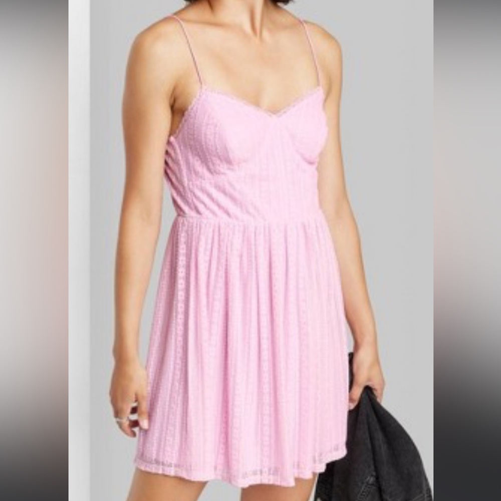 NWT Wild Fable pink boho style women’s plus size dress